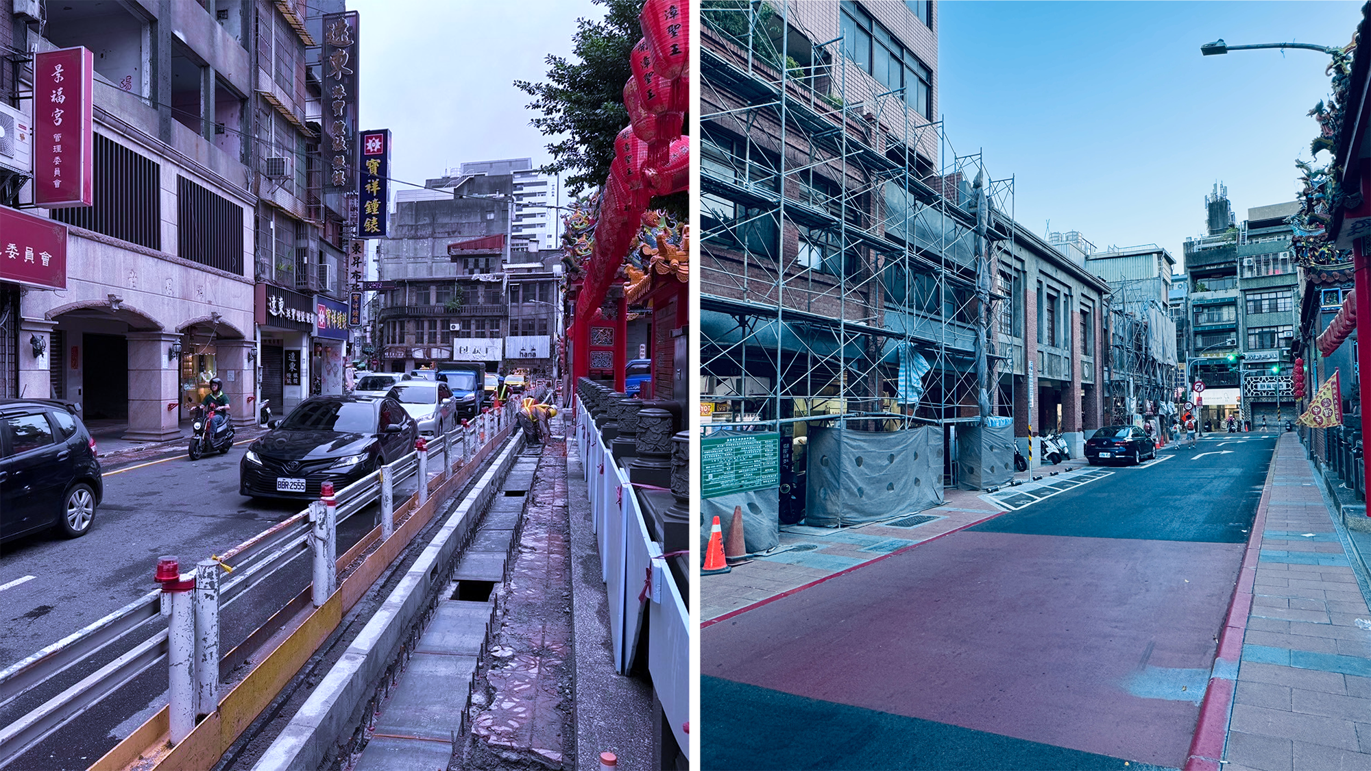 擴大行人使用空間、重塑街區城市美學（照片來源：董崑華攝）